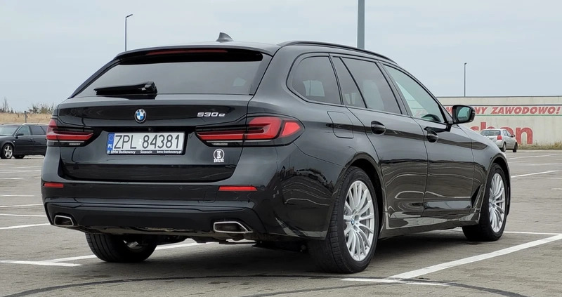BMW Seria 5 cena 199900 przebieg: 53000, rok produkcji 2021 z Szczecin małe 301